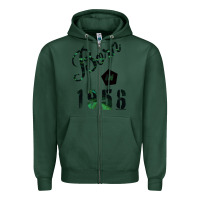 Sports Green Born In 1956 Zipper Hoodie - Bettercallsaul