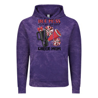 Cloud Purple hot mess always stressed cheer mom Vintage Hoodie - MaliasSmallBusiness