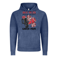 Vintage Denim hot mess always stressed cheer mom Vintage Hoodie - MaliasSmallBusiness