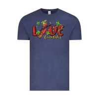 Vintage Denim mardi gras love crawfish Vintage Tee - MaliasSmallBusiness