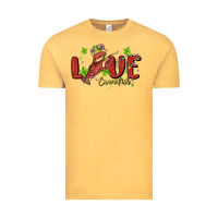 Vintage Mustard mardi gras love crawfish Vintage Tee - MaliasSmallBusiness