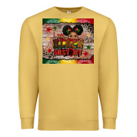 Antique Gold i am black history Premium Sweatshirt - CowGirlArtShop