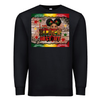 Black i am black history Premium Sweatshirt - CowGirlArtShop