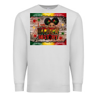 Dove Grey i am black history Premium Sweatshirt - CowGirlArtShop