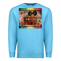 Ocean Blue i am black history Premium Sweatshirt - CowGirlArtShop