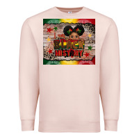 Pale Pink i am black history Premium Sweatshirt - CowGirlArtShop