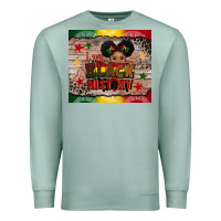 Seafoam i am black history Premium Sweatshirt - CowGirlArtShop