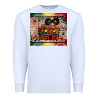 White i am black history Premium Sweatshirt - CowGirlArtShop