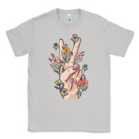 Moon Dust hand peace sign Classic Tee - MaliasSmallBusiness