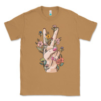 Toasted Coconut hand peace sign Classic Tee - MaliasSmallBusiness