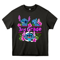 Asphalt preview flower stitch 3rd grade Heavy Core Tee - AdoDesignShop