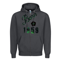 Smoke Born In 1959 Zipper Hoodie - Bettercallsaul