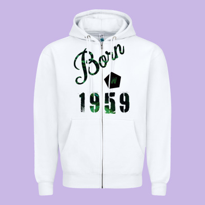 Born In 1959 Zipper Hoodie Designed By Bettercallsaul