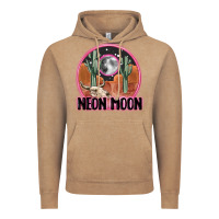 Vintage Coffee neon moon Vintage Hoodie - MaliasSmallBusiness