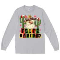 Moon Dust feliz navidad mexican santa Long Sleeve Tee - MaliasSmallBusiness
