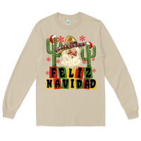 Mushroom feliz navidad mexican santa Long Sleeve Tee - MaliasSmallBusiness