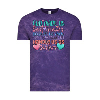 Cloud Purple god made us best friend Vintage Tee - MaliasSmallBusiness