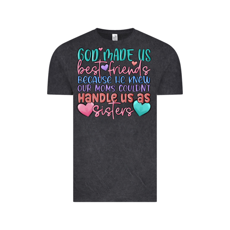 God Made Us Best Friend Vintage Tee by MaliasSmallBusiness | Teevron