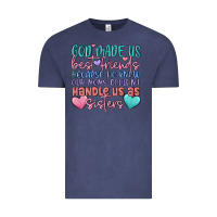 Vintage Denim god made us best friend Vintage Tee - MaliasSmallBusiness