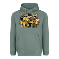Sage livin that sports mom life Heavyweight Hoodie - CowGirlArtShop