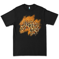 Black leopard glitter patch Premium Tee - AdoDesignShop