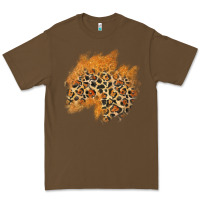 Cacao leopard glitter patch Premium Tee - AdoDesignShop