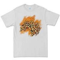 Dove Grey leopard glitter patch Premium Tee - AdoDesignShop