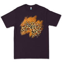 Plum leopard glitter patch Premium Tee - AdoDesignShop
