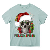 Arona feliz navidad skull cactus Heavy Core Tee - JahusDesignShop