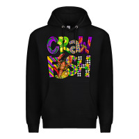 Black crawfish mardi gras Premium Hoodie - CowGirlArtShop