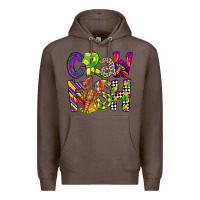 Coffee crawfish mardi gras Premium Hoodie - CowGirlArtShop