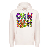 Pale Pink crawfish mardi gras Premium Hoodie - CowGirlArtShop