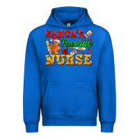 Cobalt Santa's Favorite Nurse Urban Hoodie - FaDigitalArtStudio