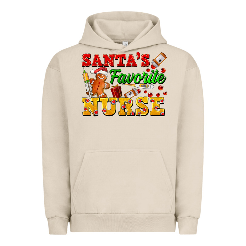 Santa's Favorite Nurse Urban Hoodie by FaDigitalArtStudio | Teevron