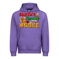 Tulip Santa's Favorite Nurse Urban Hoodie - FaDigitalArtStudio