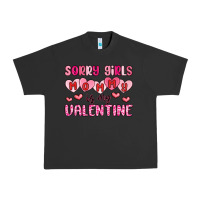 Pigment Black sorry girls mommy is my valentine Urban Heavy Tee - MaliasSmallBusiness