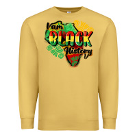 Antique Gold i am black history Premium Sweatshirt - CowGirlArtShop