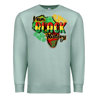 Seafoam i am black history Premium Sweatshirt - CowGirlArtShop