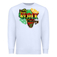 White i am black history Premium Sweatshirt - CowGirlArtShop