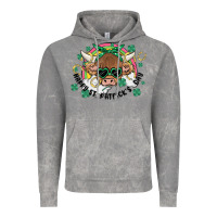 Cloud Rock st. patrick's day highland cow Vintage Hoodie - MaliasSmallBusiness