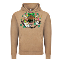 Vintage Coffee st. patrick's day highland cow Vintage Hoodie - MaliasSmallBusiness