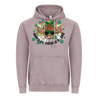Vintage Zinc st. patrick's day highland cow Vintage Hoodie - MaliasSmallBusiness