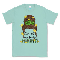 Seafoam one lucky mama Classic Tee - MaliasSmallBusiness