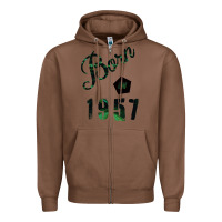 Chestnut Born In 1957 Zipper Hoodie - Bettercallsaul
