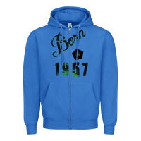 True Royal Born In 1957 Zipper Hoodie - Bettercallsaul