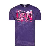 Cloud Purple breast cancer lpn licensed practical nurse Vintage Tee - JahusDesignShop