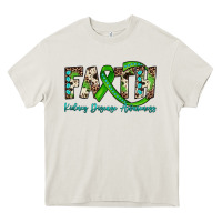Cream faith kidney disease awareness Heavy Core Tee - JahusDesignShop