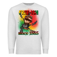 Oatmeal Heather free ish since 1865 juneteenth Premium Sweatshirt - CowGirlArtShop