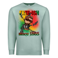 Seafoam free ish since 1865 juneteenth Premium Sweatshirt - CowGirlArtShop