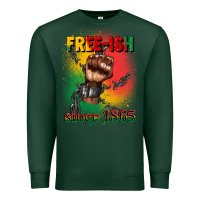 Sports Green free ish since 1865 juneteenth Premium Sweatshirt - CowGirlArtShop